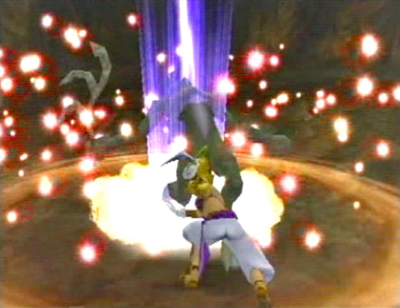 [28/11/2002] Die Animationen der Kämpfer erinnern an verstaubte Beat'em Ups.